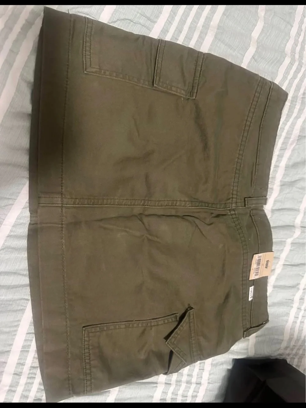 NWT Levi’s '94 Cargo Mini Skirt Olive Green Utility mid Rise
